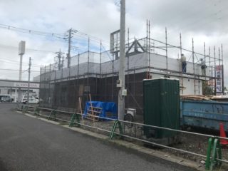 令和エンジニアリング 茂原市進捗　建物裏